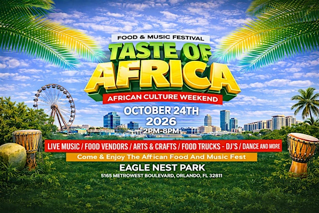 Hauptbild für TASTE OF AFRICA MUSIC AND FOOD FESTIVAL