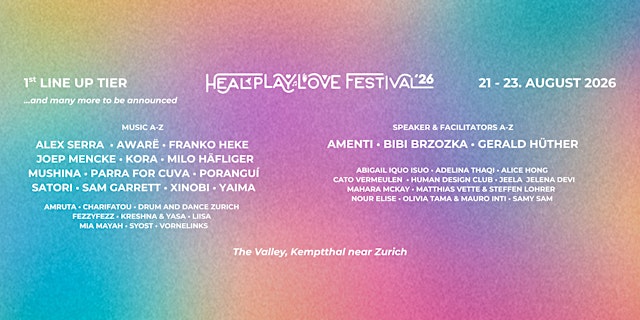 Image principale de Heal Play Love Festival 2026