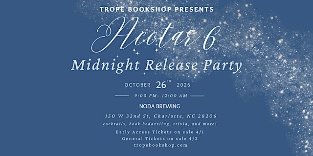 Image principale de ACOTAR 6 Midnight Release Party