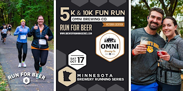 Image principale de 5k and 10k Fun Run x OMNI Brewing - Victoria | 2026 MN Brewery Run