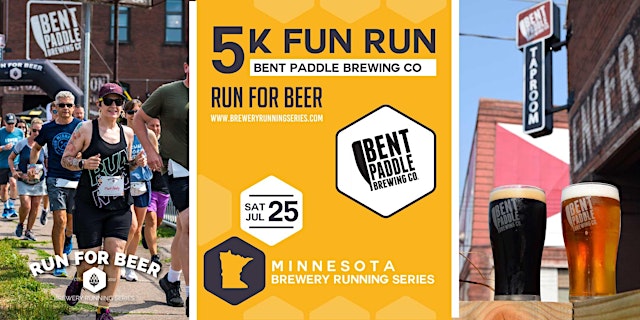 Image principale de 5k Fun Run x Bent Paddle Brewing Co | 2026 MN Brewery Running Series