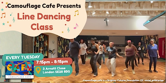 Primaire afbeelding van Line Dancing Class – R&B & Soul Vibes | Every Tuesday at Camouflage Café
