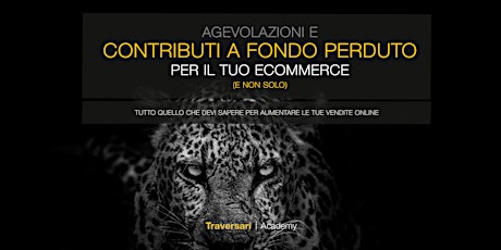 Hauptbild für Agevolazioni e contributi a fondo perduto per promuovere il tuo ecommerce