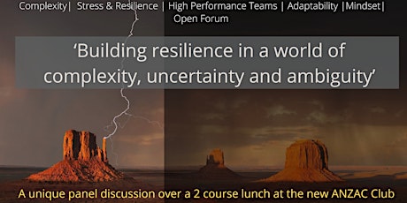 Building resilience in a world of complexity, uncertainty and ambiguity primary image