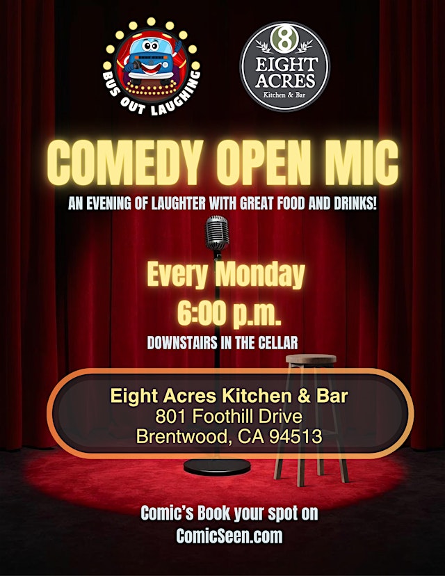 Image principale de BusOutLaughing Comedy Night - Eight Acres
