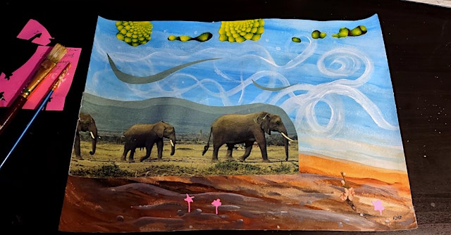 Image principale de Surreal Landscape Collage at On Paper