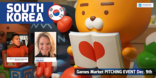 South Korean Games Market online pitching event