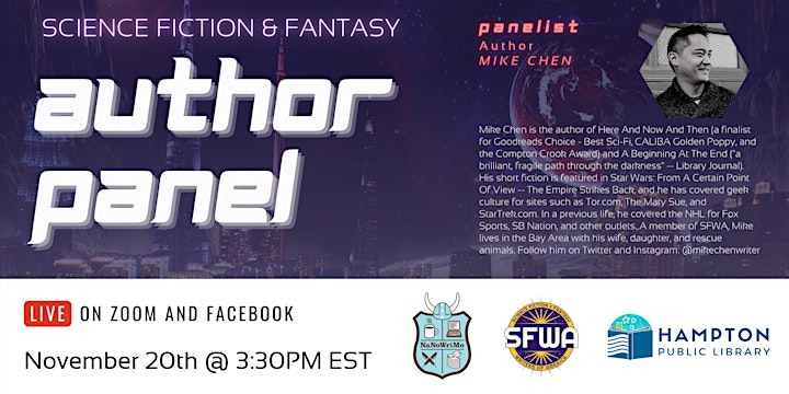 Science Fiction & Fantasy Writers LIVE Author Panel image