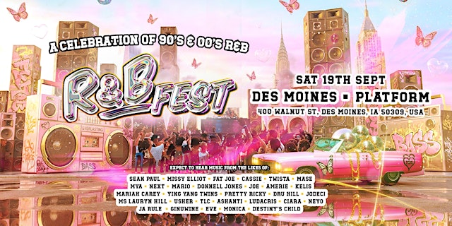 Image principale de R&B Fest Is Coming To Des Moines!
