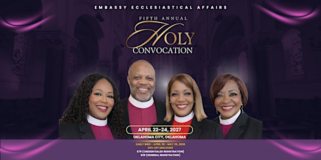 Hauptbild für Embassy Ecclesiastical Affairs Holy Convocation 2027