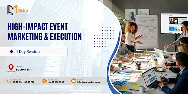 High-Impact Event Marketing & Execution: 1 Day Session in Boston, MA primary image