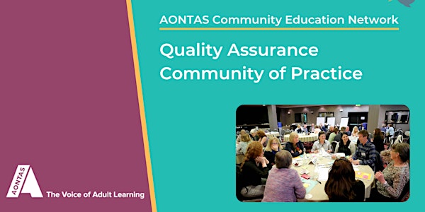 AONTAS Community Education Network - QA Community of Practice Meeting