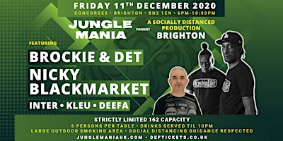 Jungle Mania presents a Socially Distanced Production - Brighton Poster