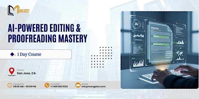 Image principale de AI-Powered Editing & Proofreading Mastery: 1 Day Course in San Jose, CA