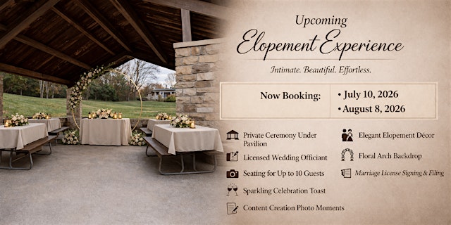 Image principale de Elopement In The Park Experience