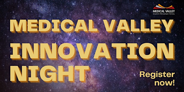 Image principale de Medical Valley Innovation Night