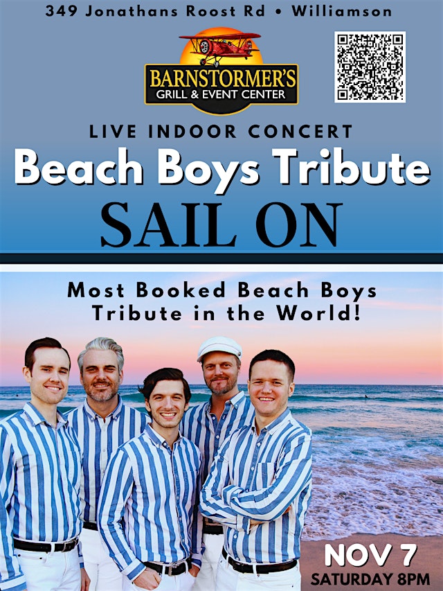Image principale de Barnstormer’s Presents The Beach Boys Tribute *SAIL ON!*