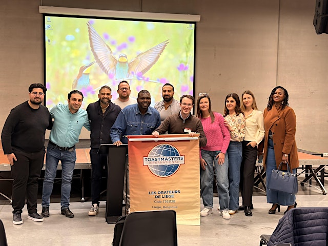 Image principale de Atelier: Maîtrisez la prise de parole & confiance en soi–Toastmasters Liège