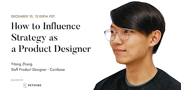 Influencing strategy as a Product Designer - workshop