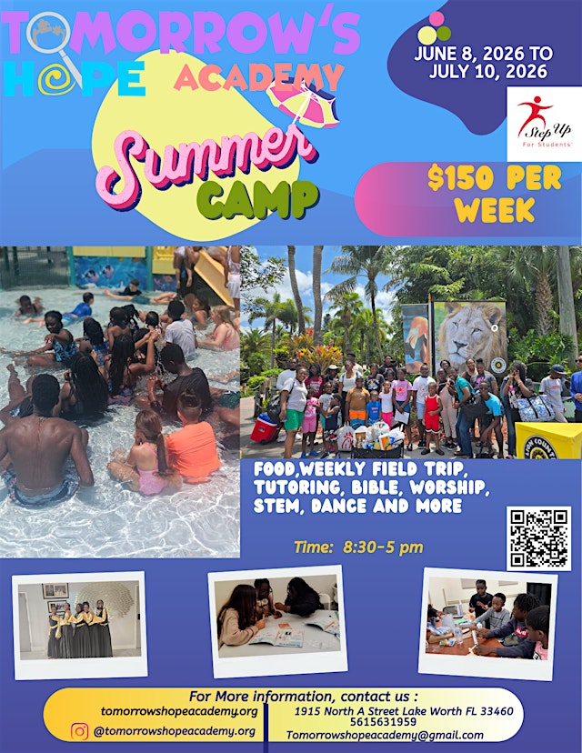 Image principale de Tomorrows Hope Academy Summer Camp 2026