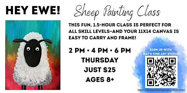 Image principale de Hey Ewe! Sheep Painting at Stephenson County Fair