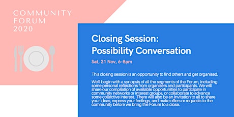Session 23 Closing: Possibility Conversations