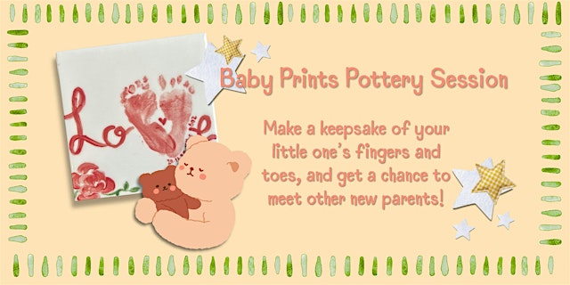 Primaire afbeelding van Baby Prints Pottery Painting