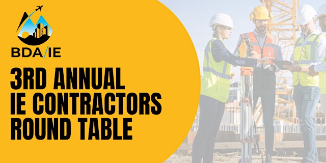 Image principale de 3rd Annual Inland Empire Contractor's Breakfast Roundtable