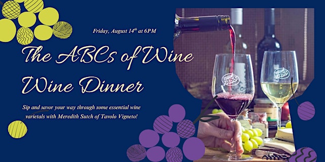 "The ABCs of Wine" Wine Dinner primary image