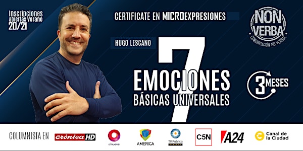 Certificación en Microexpresiones Básicas y Universales con Hugo Lescano