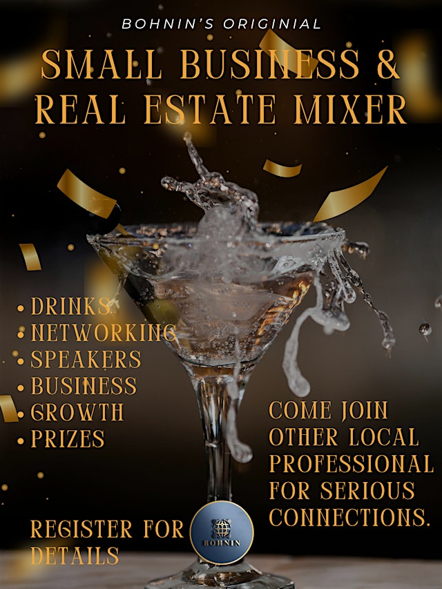 Image principale de BOHNIN's Small Business and Real Estate Mixer.