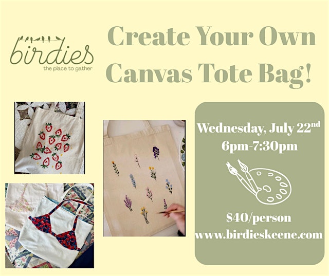 Image principale de Canvas Tote Bag Decorating!