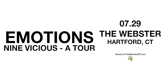 Primaire afbeelding van NINE VICIOUS: A TOUR - Hartford, CT