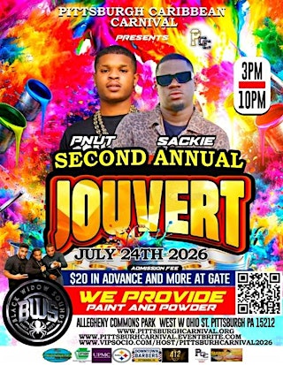 Pittsburgh Carnival Second Annual Paint & Powder Jouvert primary image