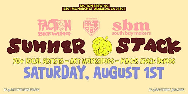 Imagen principal de Summer Stack 2026 - Art Popup | Alameda, CA