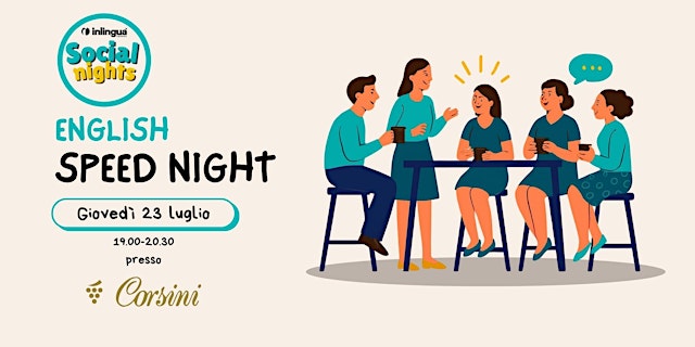 Image principale de inlingua Social Night: English Speed Conversation Night - 23/07