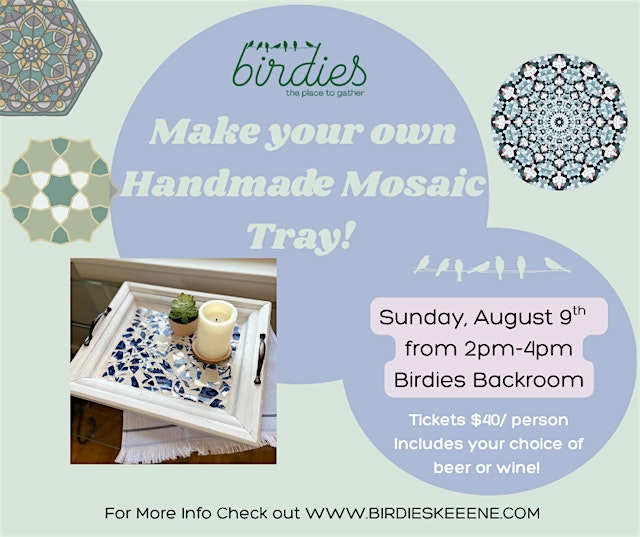 Image principale de Mosaic Tray Making Class