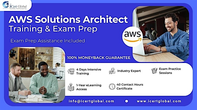Hauptbild für AWS Solution Architect Training | 4-Day Bootcamp in Lewiston, CA
