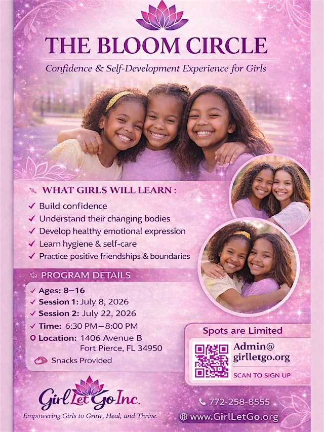 Imagen principal de The Bloom Circle – Girls Empowerment Workshop