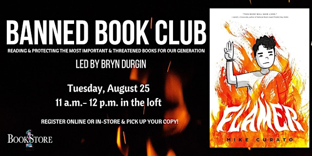 Imagen principal de Banned Book Club: "Flamer" by Mike Curato