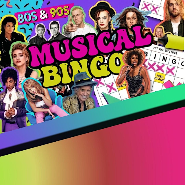 80s Vs 90s Bingo Night With Drag Host / DJ 4th Sept Belstead Brook Ips primary image