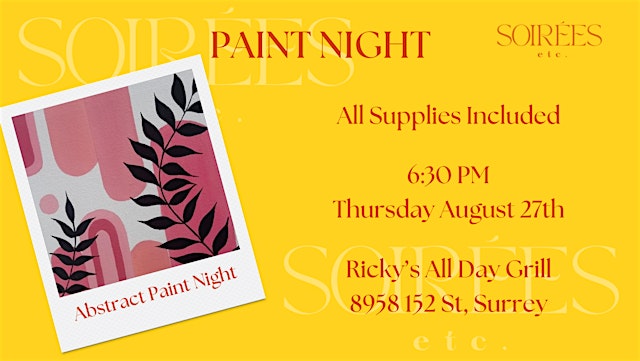 Abstract Paint Night at Ricky’s Evergreen primary image