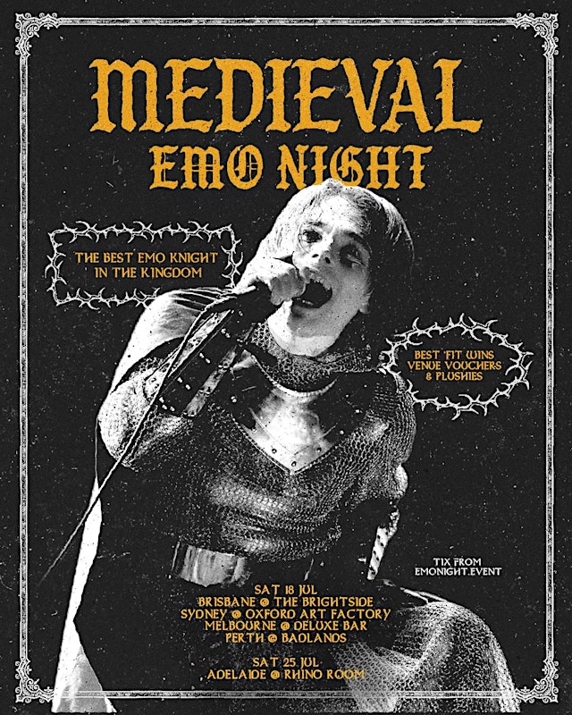 Image principale de MEDIEVAL EMO NIGHT MELBOURNE