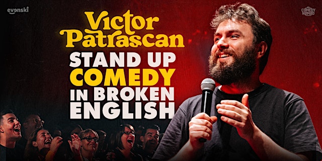 Stand up Comedy in broken English • Victor Patrascan in Berlin primary image