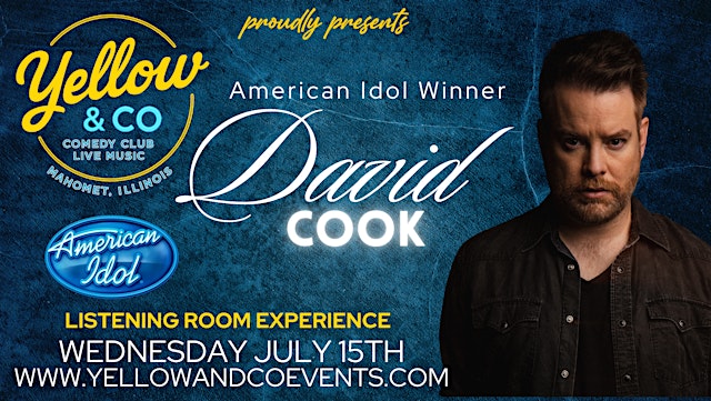 Image principale de Yellow and Co. presents Listening Room Show with Musician David Cook