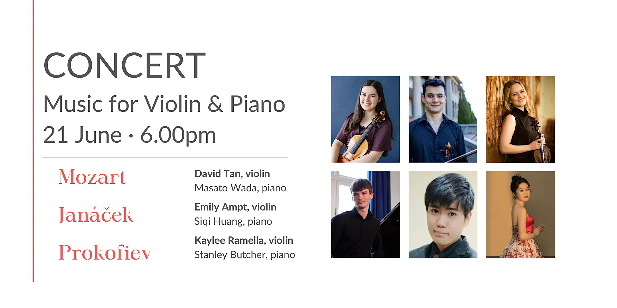 CONCERT - Music for Violin and Piano