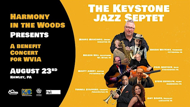 Image principale de Harmony in the Woods presents The Keystone Jazz Septet: a benefit for WVIA