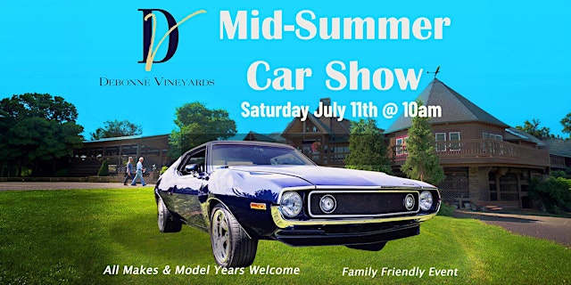 Image principale de Debonné Vineyards Mid‑Summer Car Show 2026