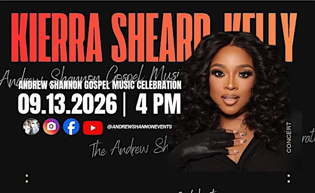 Image principale de Kierra Sheard-Kelly at The Andrew Shannon Gospel Music Celebration