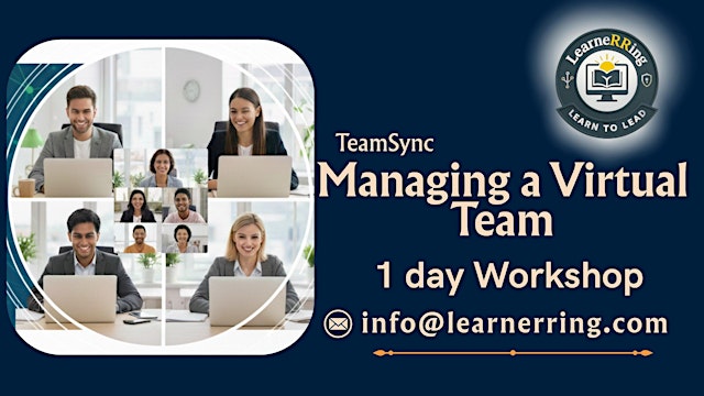 Image principale de Managing a Virtual Team 1-Day Workshop | West Valley City, UT